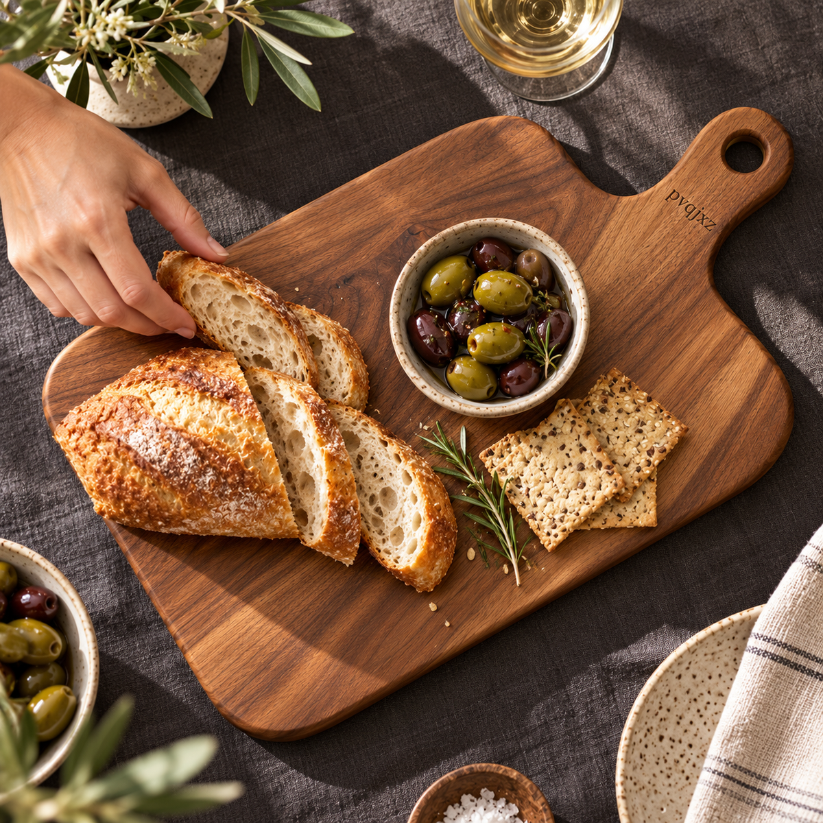 pvqjxz Walnut Serving Board